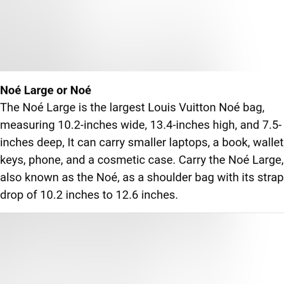 Authentic Louis Vuitton Noe - Picture 6 of 8